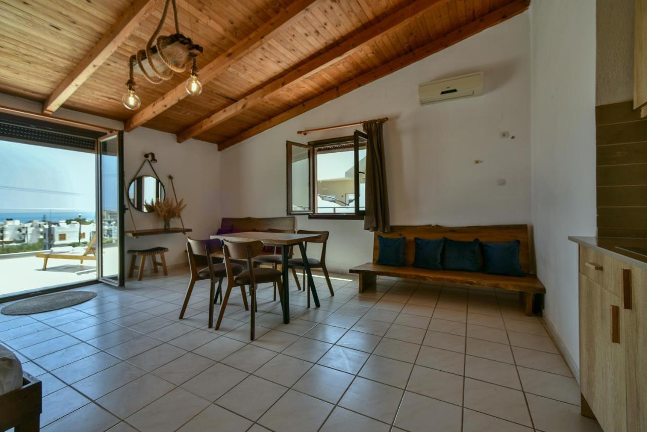 Iraklis Apartments Stalida Esterno foto