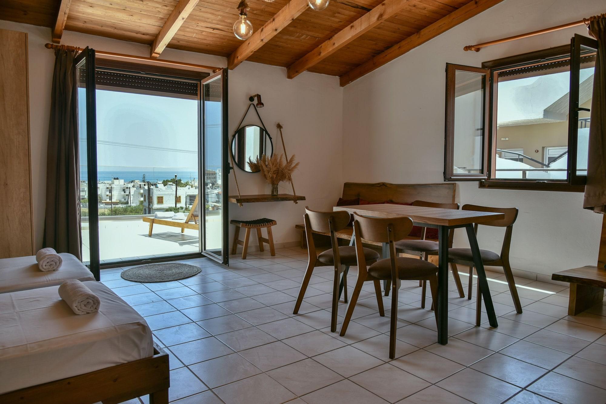 Iraklis Apartments Stalida Esterno foto