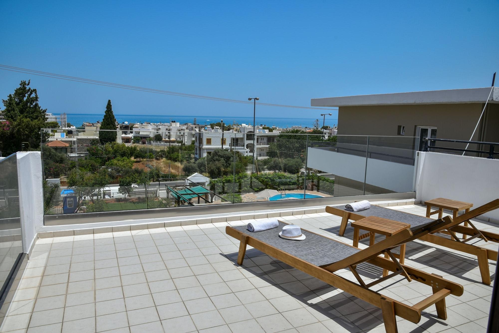 Iraklis Apartments Stalida Esterno foto