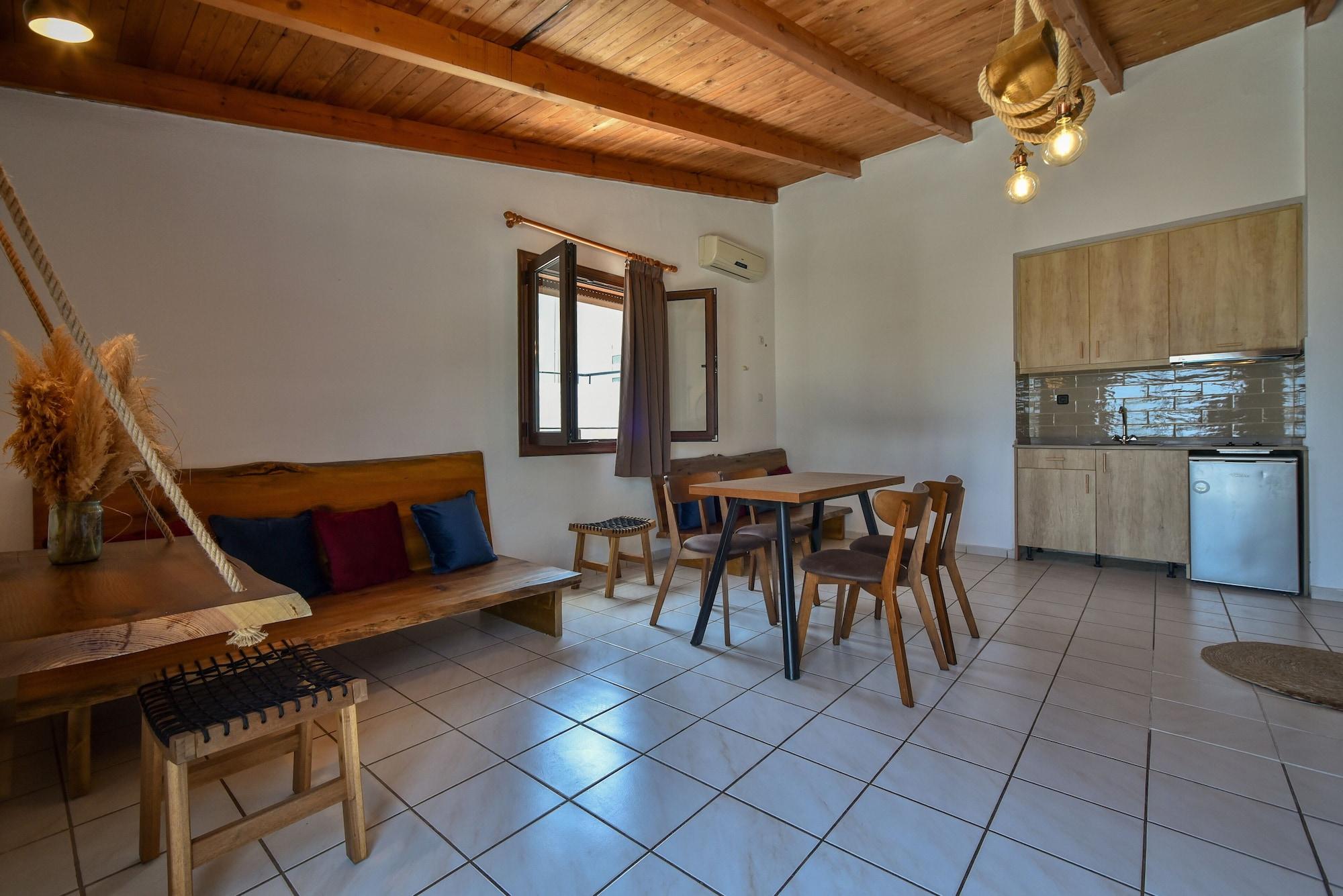 Iraklis Apartments Stalida Esterno foto